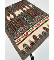 QASHKA Soft Pamuklu Şal Etro Desen LBD0607