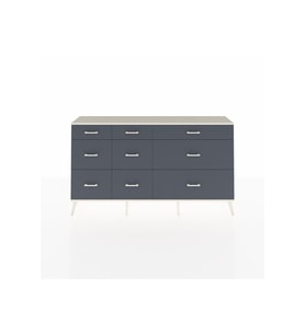 Arges Konsol 9 Çekmeceli  176x30x99 Antrasit-Aytaşı/Antrasit