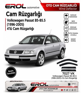 Volkswagen Passat B5-B5.5 (1996-2005) 4'lü Sedan Mugen Cam Rüzgarlığı