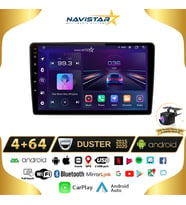 Dacia Duster 2015-2020 Model 4GB + 64GB Android 13 Kablosuz Carplay Navigasyon Multimedya Sistemi