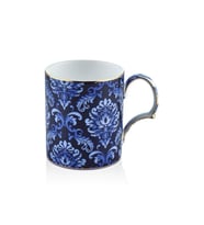 LAMEDORE TEA DELİGHT  KUPA 310 ML PRUSSİAN BLUE BLOOMİNG BAROQUE 1 ADET