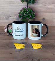 Matematik Öğretmeni Kupa Bardak Siyah Fotoğraflı Matematik Öğretmenine Hediye