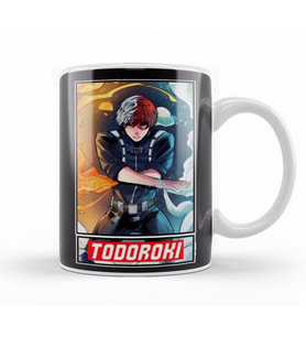 Todoroki Fanart Kupa Bardak Porselen