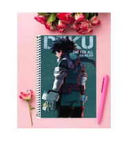 Deku Anime Defter 1 Adet Özel Tasarım A4 Boyutu 21*29 Cm Telli Çizgili defter