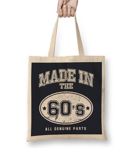 1960s Made In 60s All Genuine Parts Bez Çanta Uzun Saplı