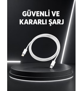 Lexroo Dayanıklı TPE Lightning Kablo – 30W Hızlı Şarj ve Veri Transferi