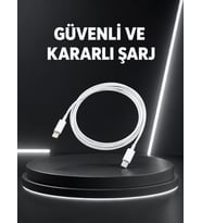Lexroo Dayanıklı TPE Lightning Kablo – 30W Hızlı Şarj ve Veri Transferi