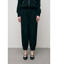 Kadın Comfort Beli Lastikli Modern Kesim Pantolon (Siyah)