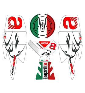 Grippatch Aprilia RS 660 (2025) Uyumlu 13 Parça Tank Pad Seti GC61-1