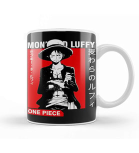 Monkey D Luffy One Piece Kupa Bardak Porselen