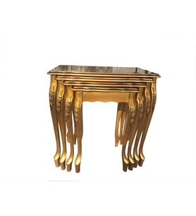 Zigon ST 12534 Aslan klasik Model Kayın Torna ayak Parlak GOLD Renk Kutu sevk El yapım