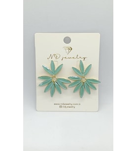 Mint Bloom Küpe