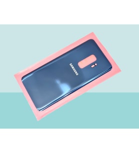 Tkgz - Samsung Galaxy S9 PLUS Arka Kapak Batarya Kapağı - MAVİ