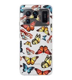 PrintiFy Xiaomi Mi 11 Ultra ile Uyumlu Water Color 2  Kamera Korumalı Şeffaf  Kılıf