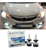 Honda Civic FD6 Led Xenon Uzun Far Ampulü HB3 Access Yeni Seri Beyaz 2006-2012