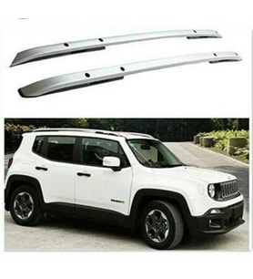 Jeep Renegade Uyumlu 2014 Sonrası Tavan Çıtası Gümüş Parça