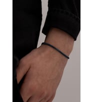 Sarp Model Unisex Mavi Renk Çelik Bileklik