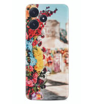 Xiaomi Poco M6 Pro 5G Kılıf Silikon Desen Özel Seri Gerçek Çiçekler 1743
