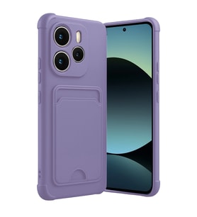 Xiaomi Redmi Note 14 4g Kelvin Kartvizitli Silikon - Lila