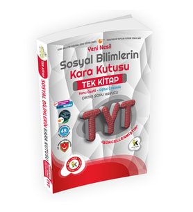 TYT Sosyal Bilimlerin Kara Kutusu TEK KİTAP Konu Özetli Dijital Çözümlü Soru Ban