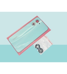 Tkgz - Oppo Realme C33 FULL KASA Arka Kapak Batarya Kapağı - MAVİ