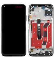 Tkgz - P40 Lite Uyumlu Lcd Ekran Dokunmatik Servis Lcd ÇITALI SİYAH