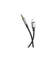 iPhone Lightning AUX Kablo 3.5mm Araç AUX Ses Kablosu Tak Çalıştır (Siyah)
