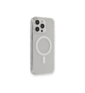 Newface Apple iPhone 14 Pro Max Kılıf Matte Şeffaf Magneticsafe - Şeffaf