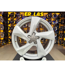 4 Adet AUDİ ORIJINAL 7*18 5*112 ET43 57.1 SILVER JANT REVİZE EDİLMİŞ (Takım)