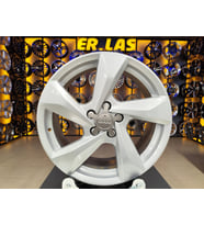 4 Adet AUDİ ORIJINAL 7*18 5*112 ET43 57.1 SILVER JANT REVİZE EDİLMİŞ (Takım)