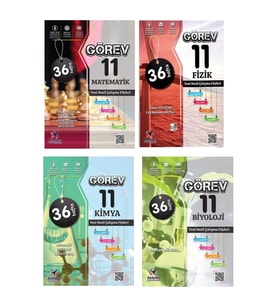 Armada Görev 11. Sınıf Matematik + Fizik + Kimya + Biyoloji Yeni Nesil Çalışma Föyleri