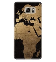 Samsung S7 Edge S20 Fe Plus Ultra S21 S22 Kılıf Boyun Askılı Silikon Map Planet 1656