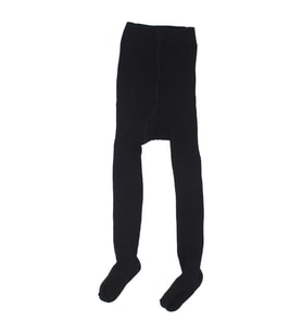 Unisex Siyah Çift Katlı Havlu Külotlu Çorap