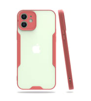 Apple İphone 12 Kılıf Platin Silikon - Pembe