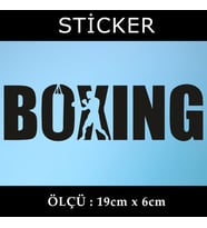 boxing etiket sticker - 2 adet çıkartma araba motosiklet kask atv tablet pc buzdolabı otomobil bilgisayar uyumlu