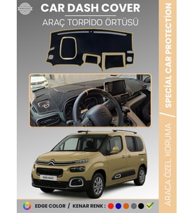 CITROEN BERLİNGO (2018-20025) Torpido Örtüsü Ön Göğüs Torpido Koruma Çatlamayı Engeller Tam Uyum