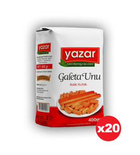 Yazar Galeta Unu 400 Gr x 20 Paket (Glutensiz)