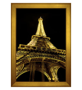 Manzara Temalı Kanvas Tablo 80 x 110 cm Gold Çerçeve