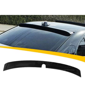Mercedes E W211 Cam Üstü Spoiler Parlak Siyah Spoyler Plastik İthal 2002-2009