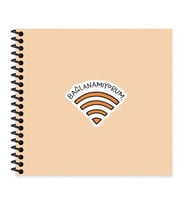 Keskin Color Sticker Defter Hisli Şeyler 16x15 50 YP Çizgili Stickerli Defter Bağlanamıyorum