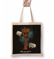 Baby Groot Plant A Tree Bez Çanta Uzun Saplı