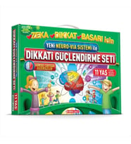 Dikkati Güçlendirme Seti - 5. Sınıf – 11 Yaş-Neuro-Via