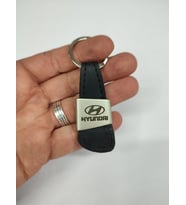 Hyundai Metal Derili Oto Anahtarlık (Siyah)