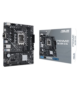 ASUS PRIME H610M-D D4 DDR4 M2 PCIe NVME HDMI PCIe 16X v4.0 1700p mATX Seri Port