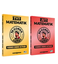 Mert Hoca TYT ve AYT 70 Gün ile 90 Günde Matematik Video Ders Kitabı Seti 2 Kitap