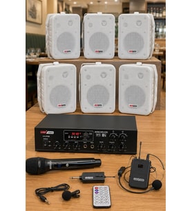 Lastvoice Soft Plus Paket-4 Hoparlör ve Anfi Mağaza Ses Sistemi