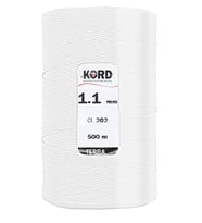Kord Beyaz 1.1 mm 500 m Mumlu El Saracı ve Dikiş İpi
