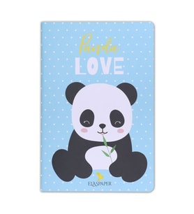 Panda Love Mavi Defter