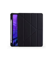 Apple iPad Air 10.9 2022 (10.Nesil) Kalemlikli Katlanabilen Kılıf (Siyah)