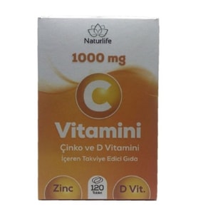 Naturlife Vitamin C 1000 mg 120 Tablet